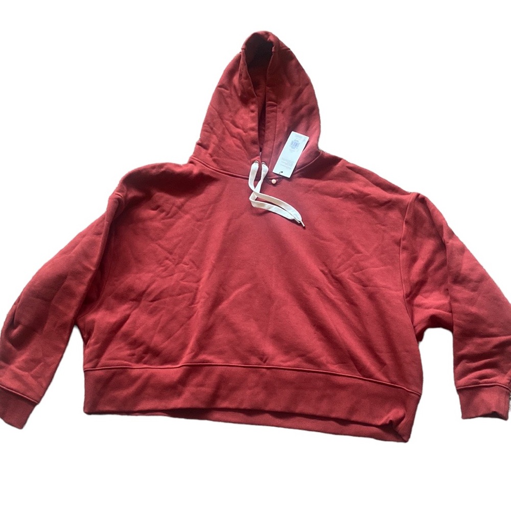NWT Calia Boxy Sweatshirt XXL Dark Clay Red - Picture 11 of 11